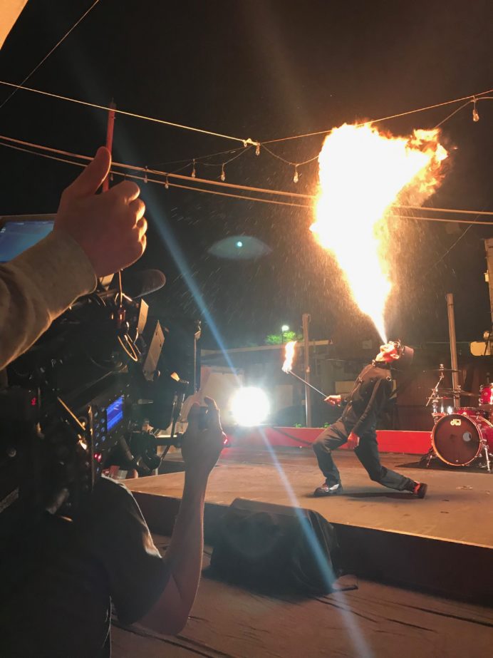 Behind the Scenes of the Con Artist Fire Breather Video